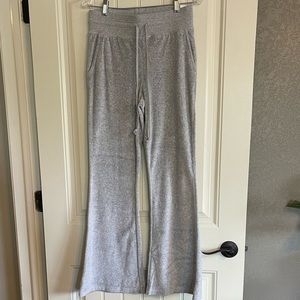 NWT Aerie velour high waisted flare leg lounge pants